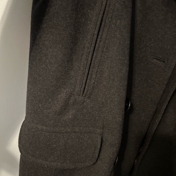 J Crew Pea Coat size XL   Dark grey  never worn - Picture 7 of 7